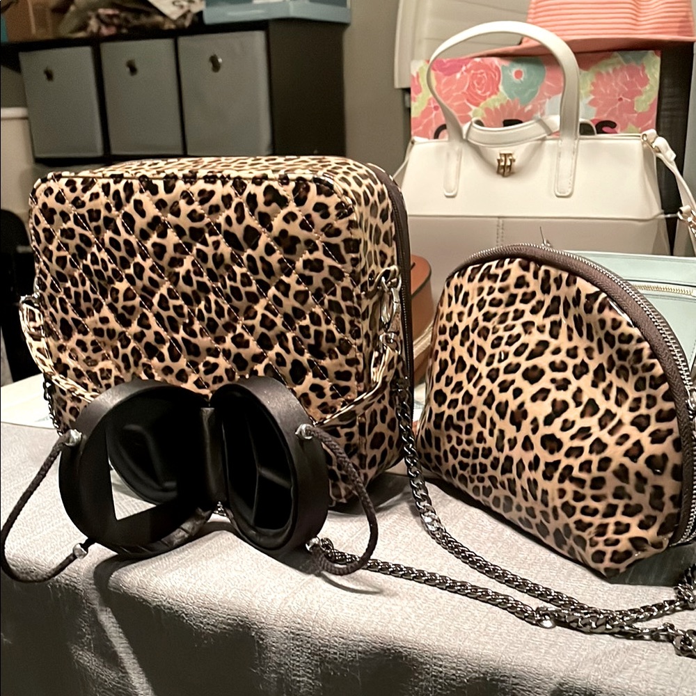Dennis Basso Ultimate Travel Set—Cosmetic Bag, Crossbody Bag, Jewelry Holder
